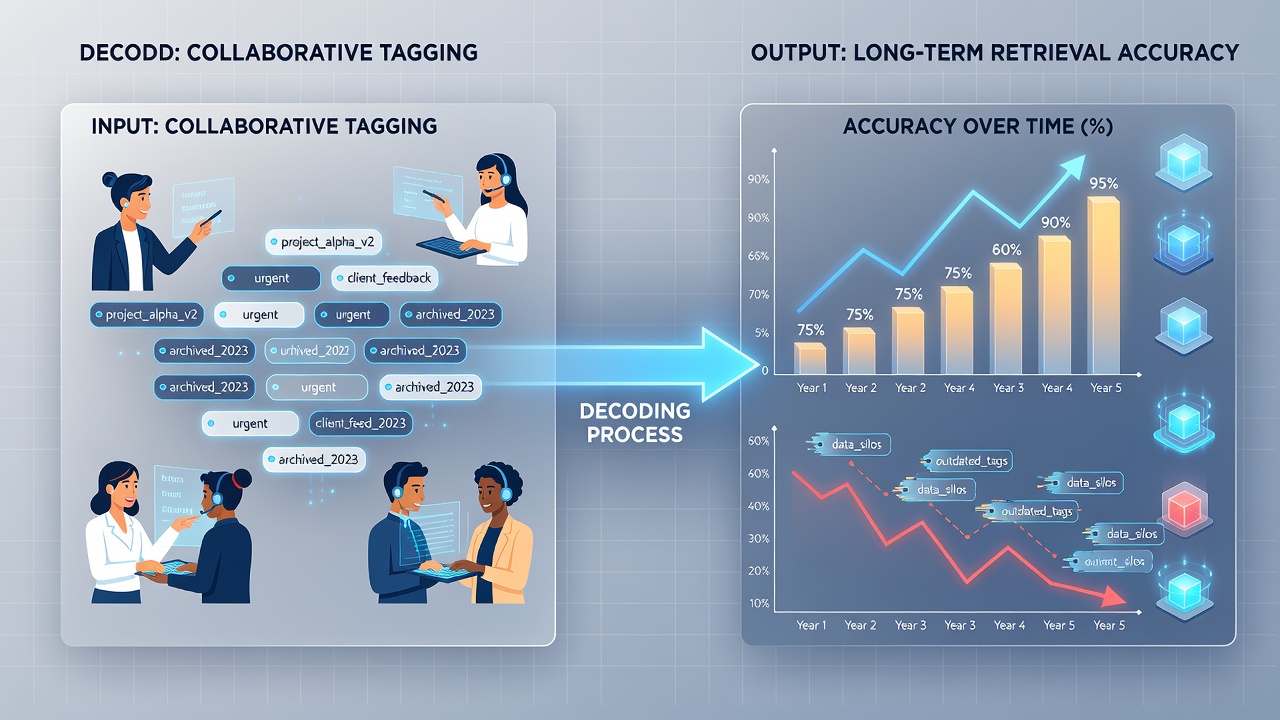 Decoding Collaborative Tagging Systems and Their Effects on Long-Term Information Retrieval Accuracy in Shared Digital Workspaces